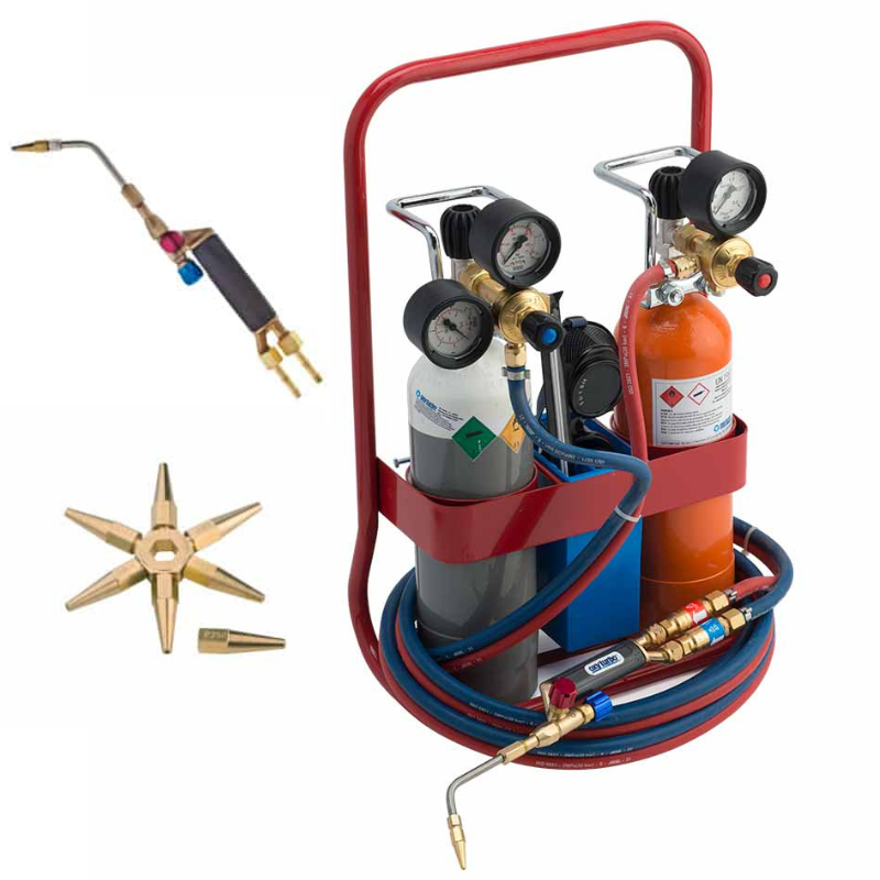 kit di saldatura portatile 2LT Stinger con stella a 7 punte, Ossipropanica Turbo Set Super Mini 2 Litri