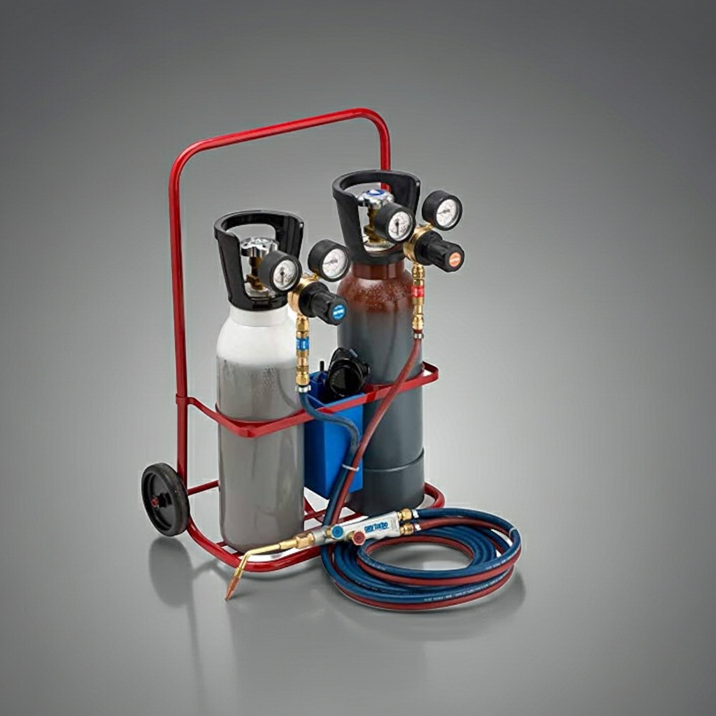 kit di saldatura portatile Ossiacetilenica Turbo Set Smart 5 Litri