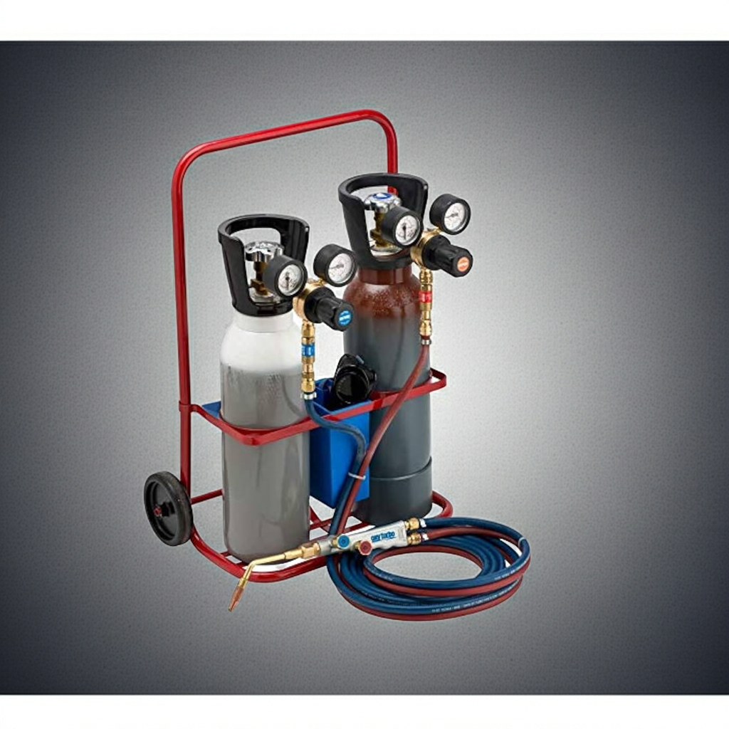 kit di saldatura portatile Ossiacetilenica Turbo Set Smart 5 Litri